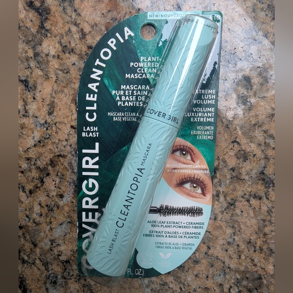 CoverGirl Lash Blast Cleantopia Mascara Black Brown NIP - Picture 5 of 5